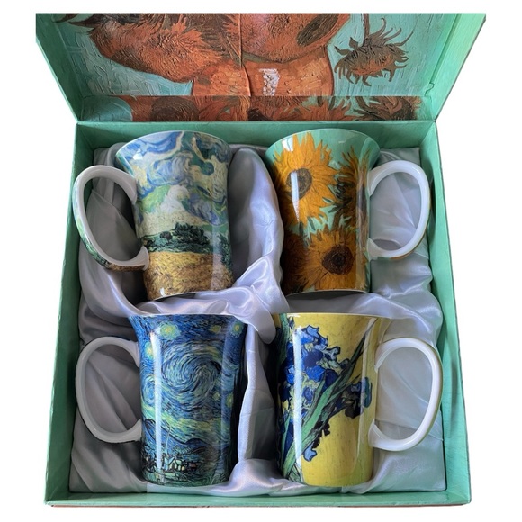 New in Box. Van Gogh Classics Mugs by McIntosh fine Bone China - Picture 2 of 5
